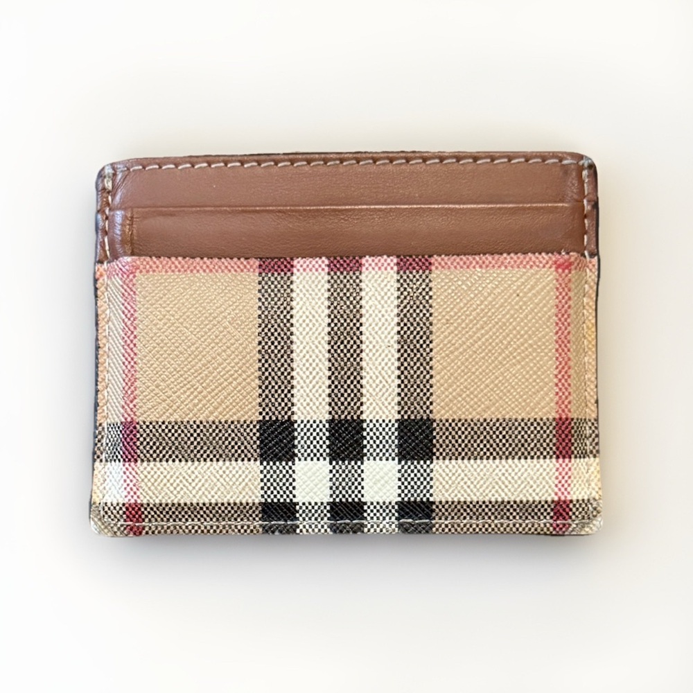 BURBERRY Sandon Check Card Case/Holder